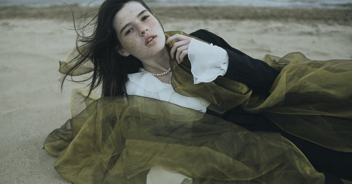Does wearing the white robes affect matchmaking? - Brunette Woman in White Shirt Lying on Beach