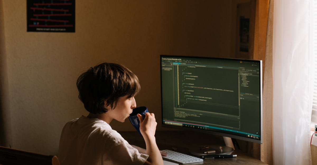 Dota-2 Profile on Shared PC - Boy in White T-shirt Sitting on Chair in Front of Computer Dota-2 Profile on Shared PC - Boy in White T-shirt Sitting on Chair in Front of Computer