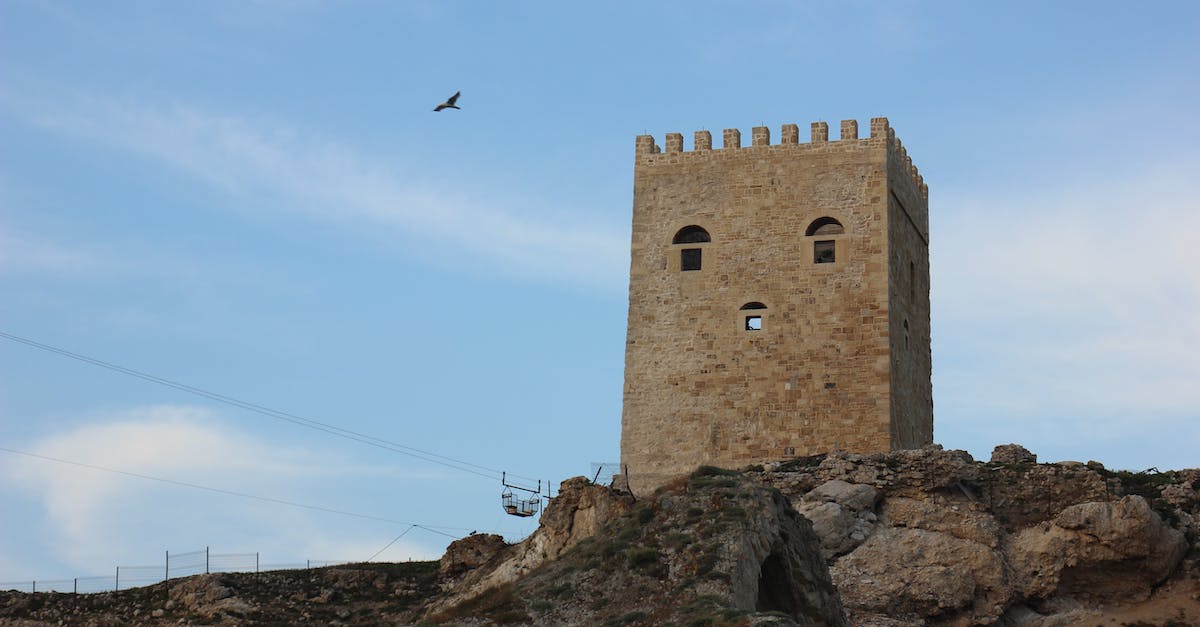Dwarf fortress without cats - Brown Concrete Building on Top of Mountain