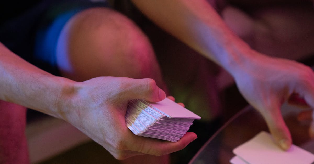 Earned cards never show up in my deck - A Person Putting Cards on Table