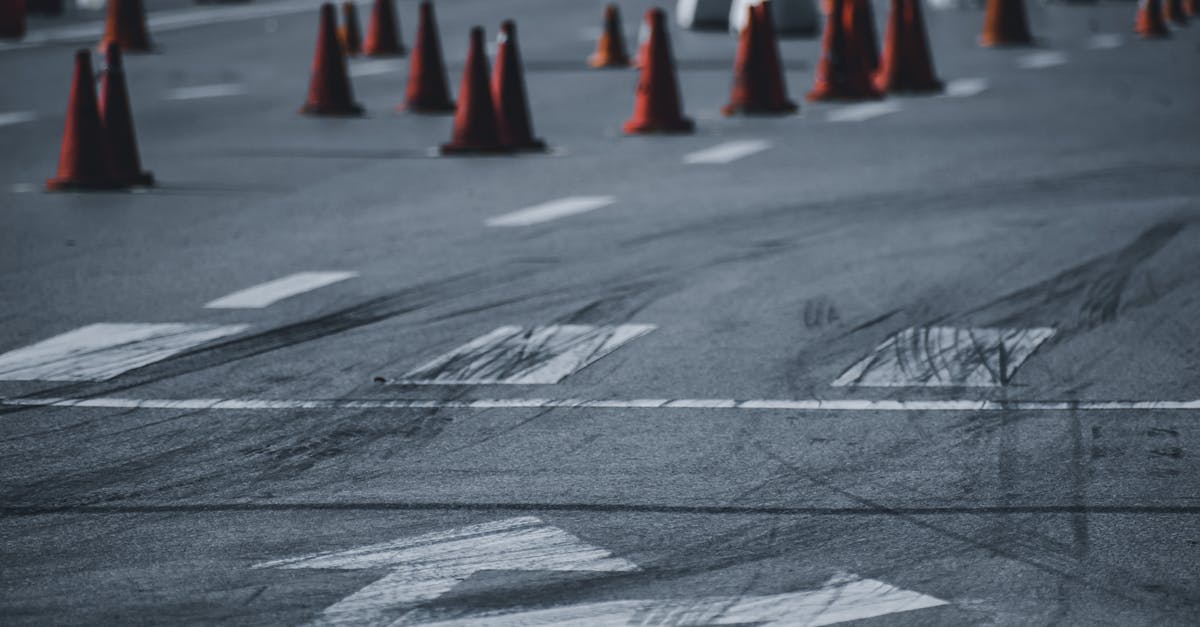 Easy way to edit object thumbnails in cities skylines? - Asphalt roadway with black wheel tracks and red road cones placed on city street in daytime Easy way to edit object thumbnails in cities skylines? - Asphalt roadway with black wheel tracks and red road cones placed on city street in daytime