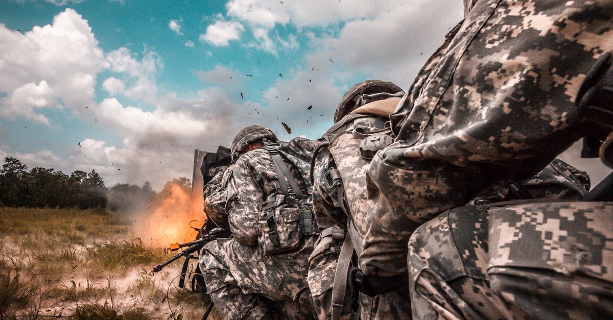 Enemies are Exploding on my Soldiers - 
Soldiers in Combat