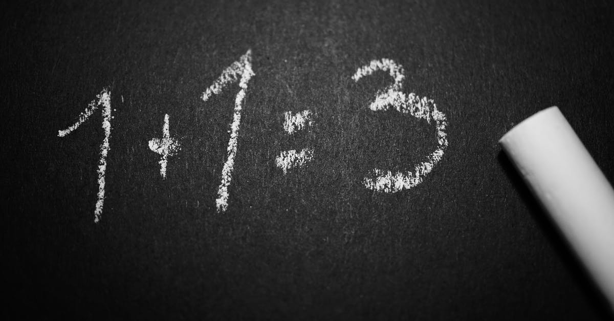 Error in command? [duplicate] - 1 + 1 = 3 Text on Black Chalkboard