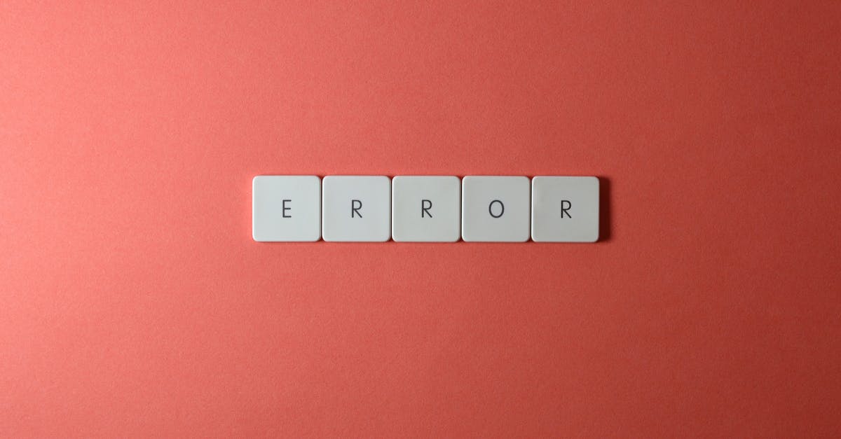 Error in command? [duplicate] - Close-Up Shot of Keyboard Buttons