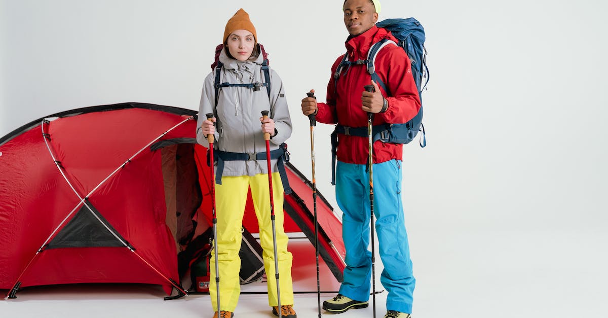 Exploring Ghost Recon maps offline - Two People in Complete Trekking Gears 