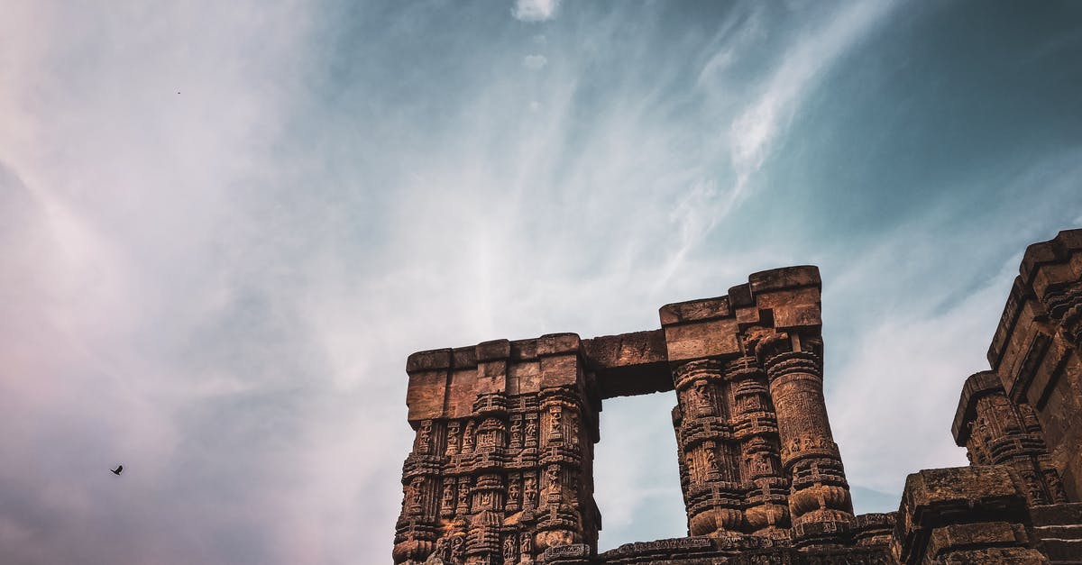 Faith in Civilization 5: Campaign Edition (macOS) - Architectural details of old Hindu temple under cloudy sky