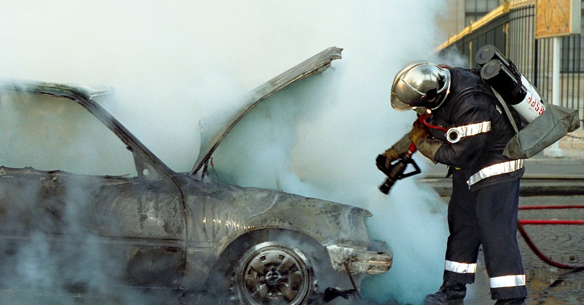 Fallout 4 crashes so hard it gives Steam a concussion - A Firefighter Extinguishing a Broken Car Fallout 4 crashes so hard it gives Steam a concussion - A Firefighter Extinguishing a Broken Car