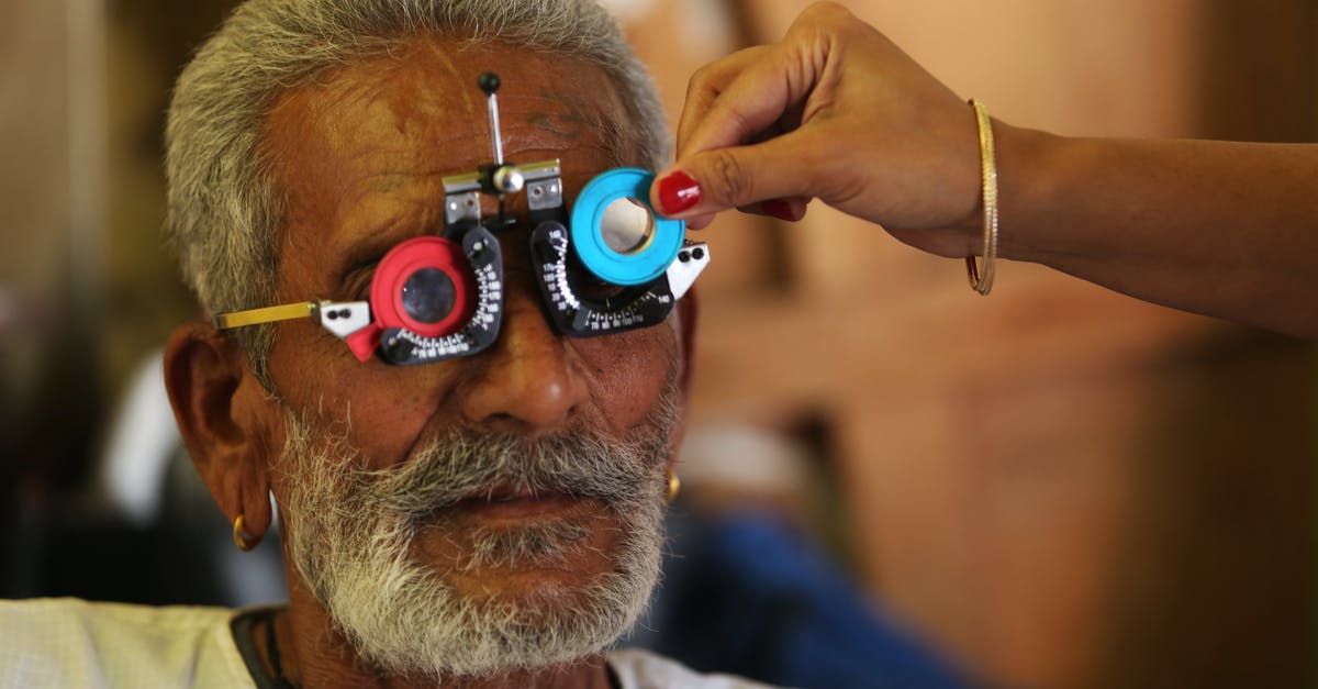 Fallout 4: Putting DiMA on trial - A Person Giving an Elderly Man an Eye Examination Fallout 4: Putting DiMA on trial - A Person Giving an Elderly Man an Eye Examination
