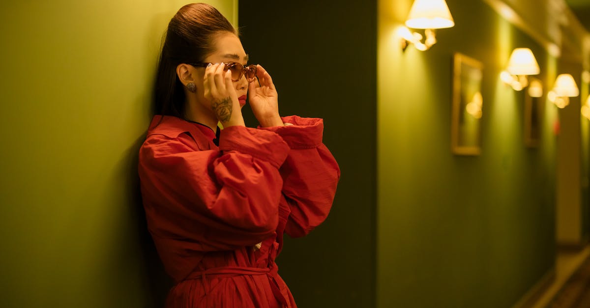 Followers don't stay dressed in Skyrim [duplicate] - Woman in Red Dress Wearing Brown Framed Sunglasses