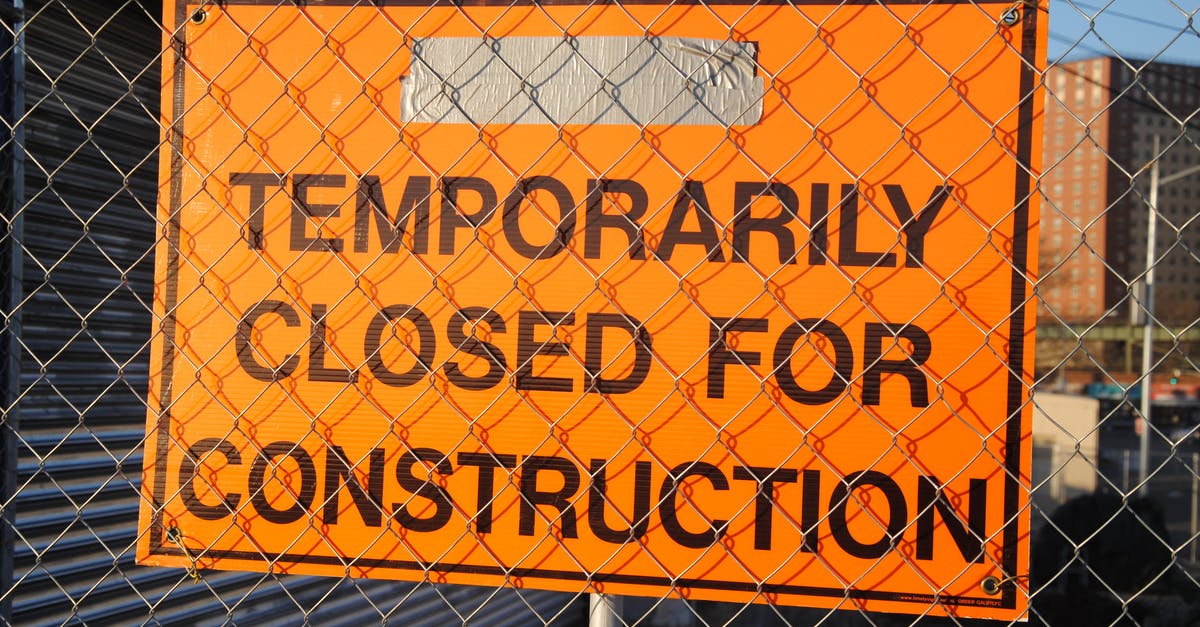 Forbidden Legend Quest: Gauldur is immobile - Orange and Black Temporarily Closed for Construction Signage