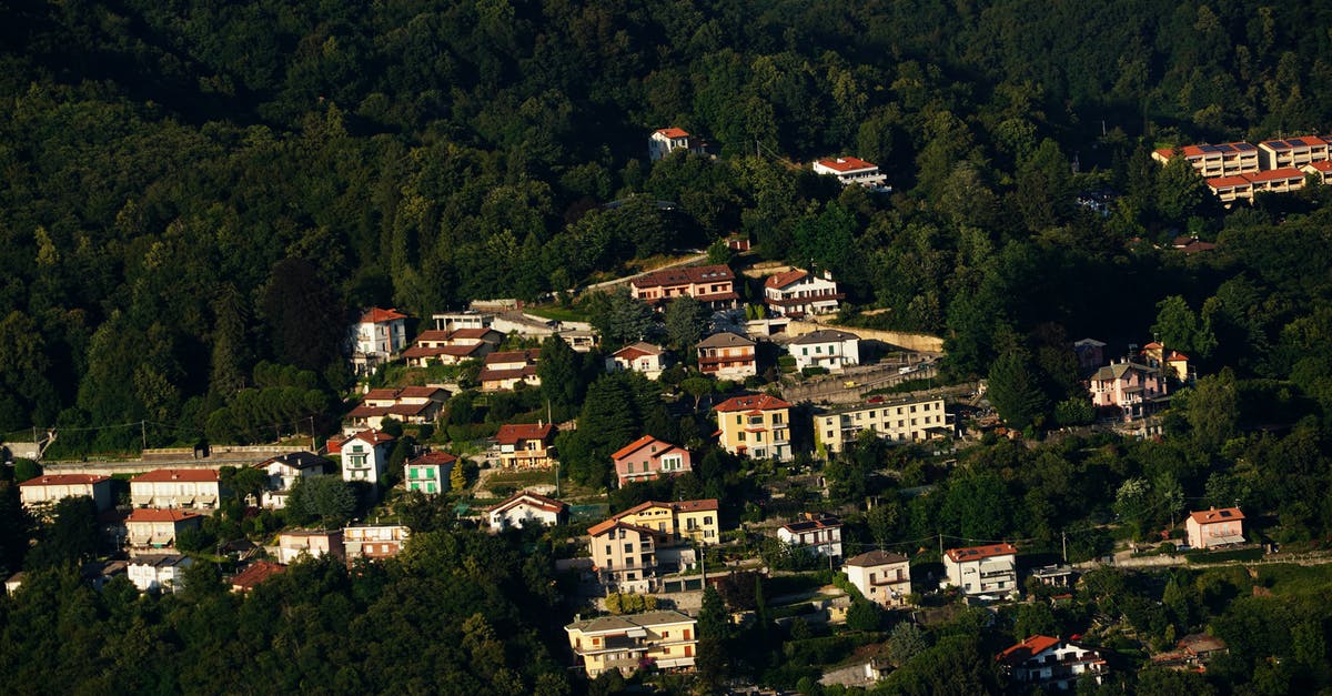 Foundation issue between buildings - Houses Between Green Trees