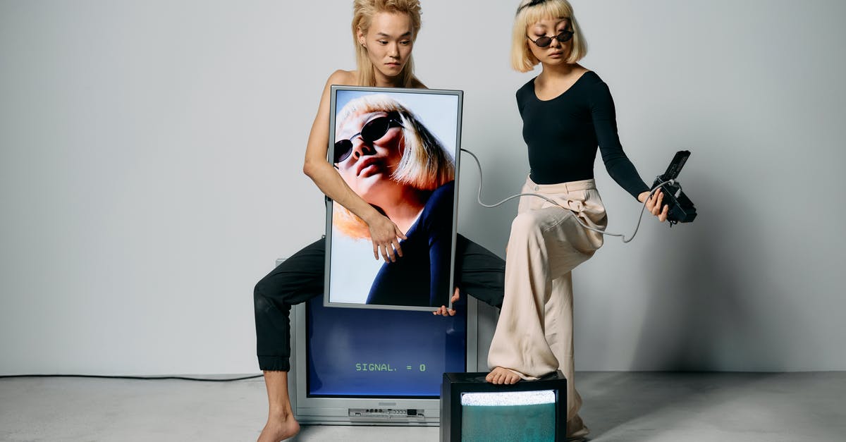 Full Screen Dual Monitor issue - Photo of Man Holding Monitor Full Screen Dual Monitor issue - Photo of Man Holding Monitor