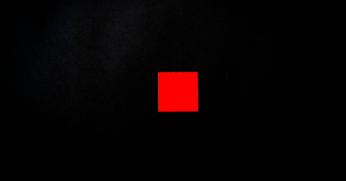 Games rendering red foam all over objects - Red Square on Black Background Games rendering red foam all over objects - Red Square on Black Background