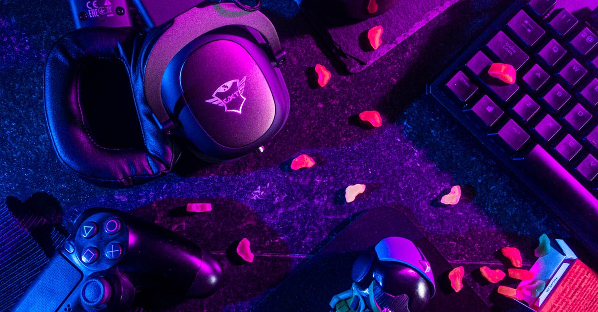 Gaming with an ergonomic keyboard? - Flatlay of Gaming Equipments