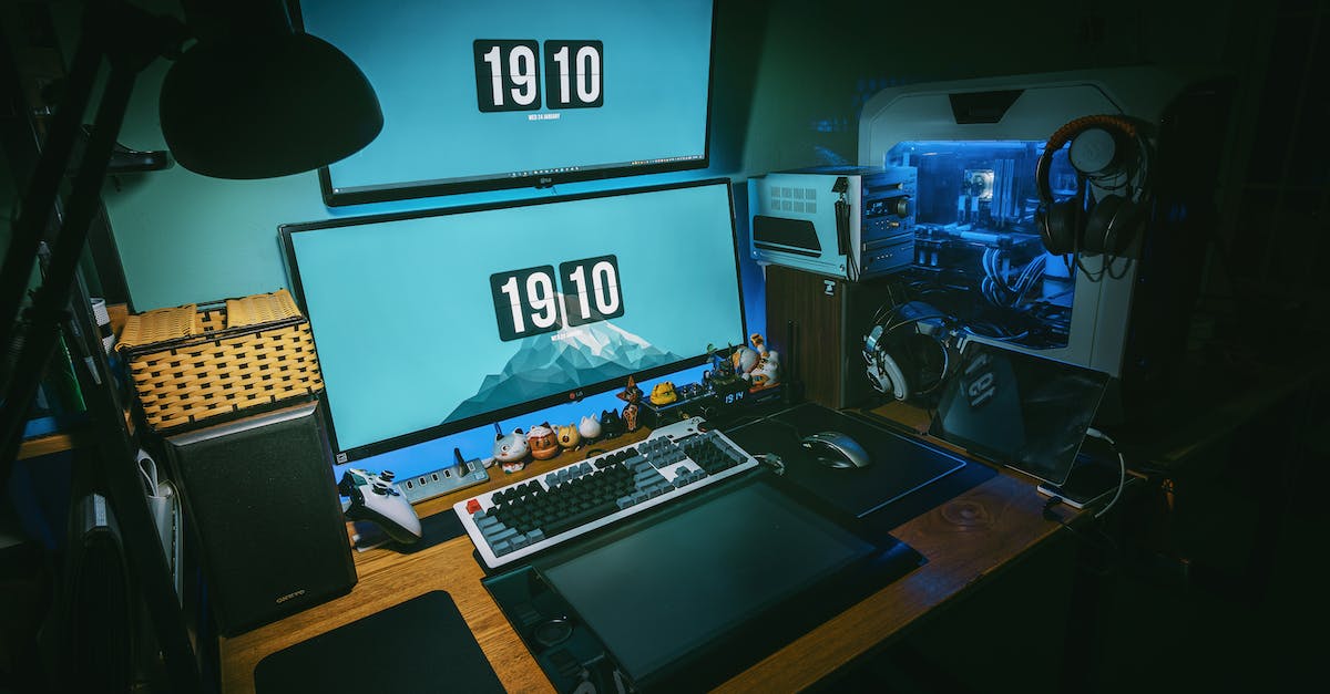 Gaming with an ergonomic keyboard? - Low-light Photography of Computer Gaming Rig Set