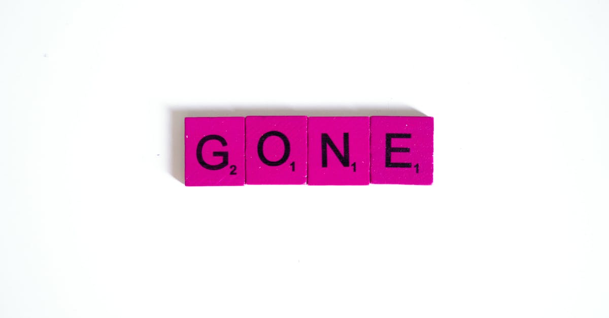 GoWipe gone wrong - Scrabble Pieces on White Surface