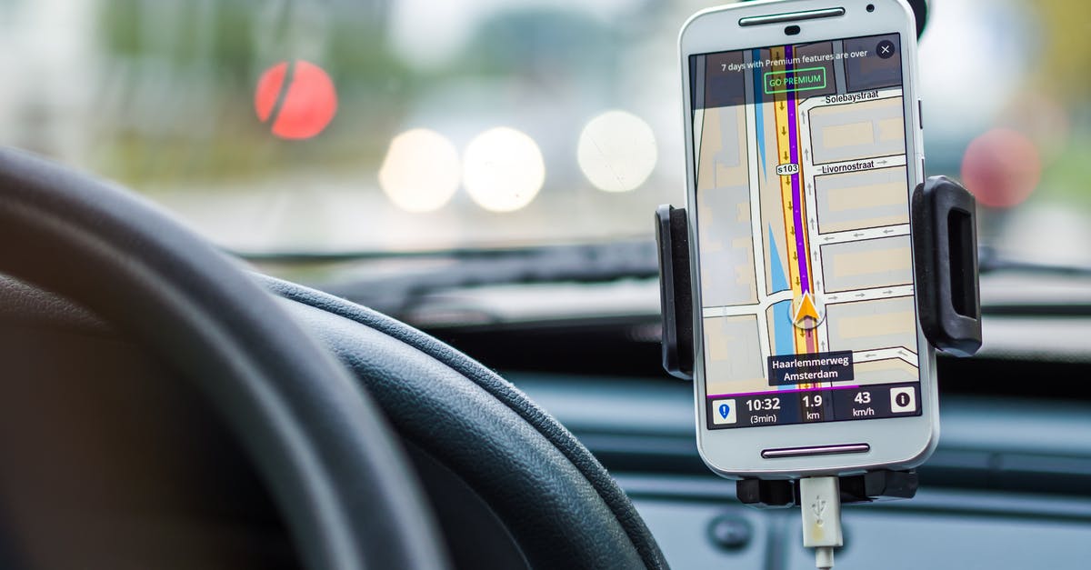 Gps not registering - White Android Smartphone Inside Vehicle
