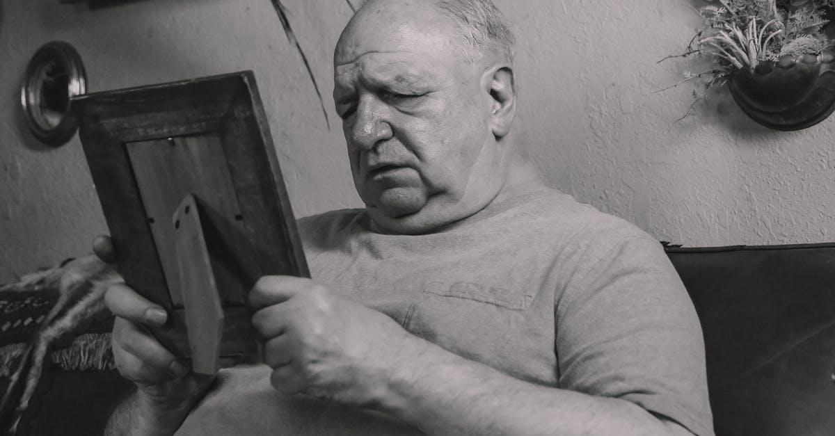 Graphics and sound problems with Silent Hill: Shattered Memories on PCSX2? - A Grayscale Photo of an Elderly Man Holding a Wooden Frame