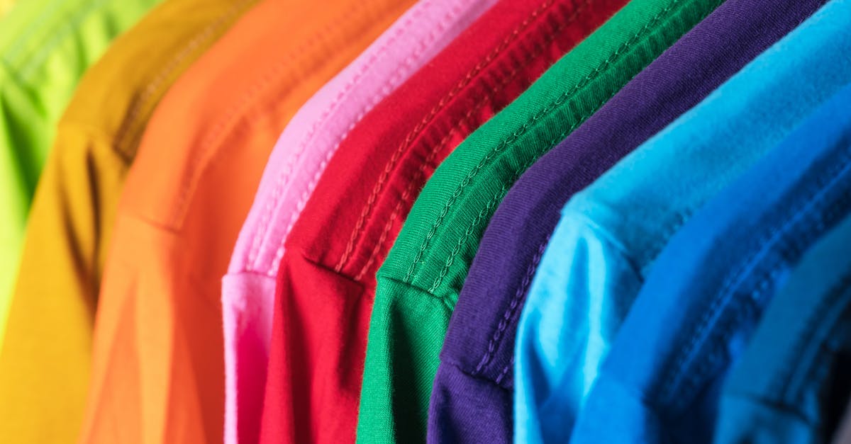 Gta 5 No New Mission Appearing - Closeup of multicolored vibrant cotton t shirts hanging in row in modern wardrobe