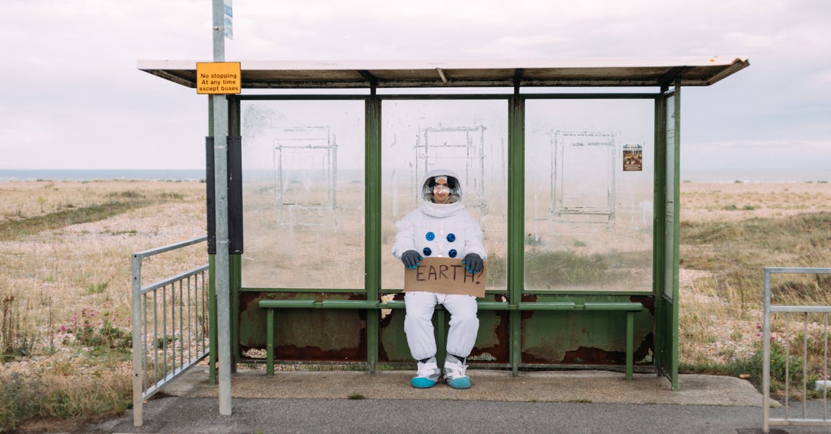 Halloween Themed Outfits - Astronaut Waiting At A Bus Stop