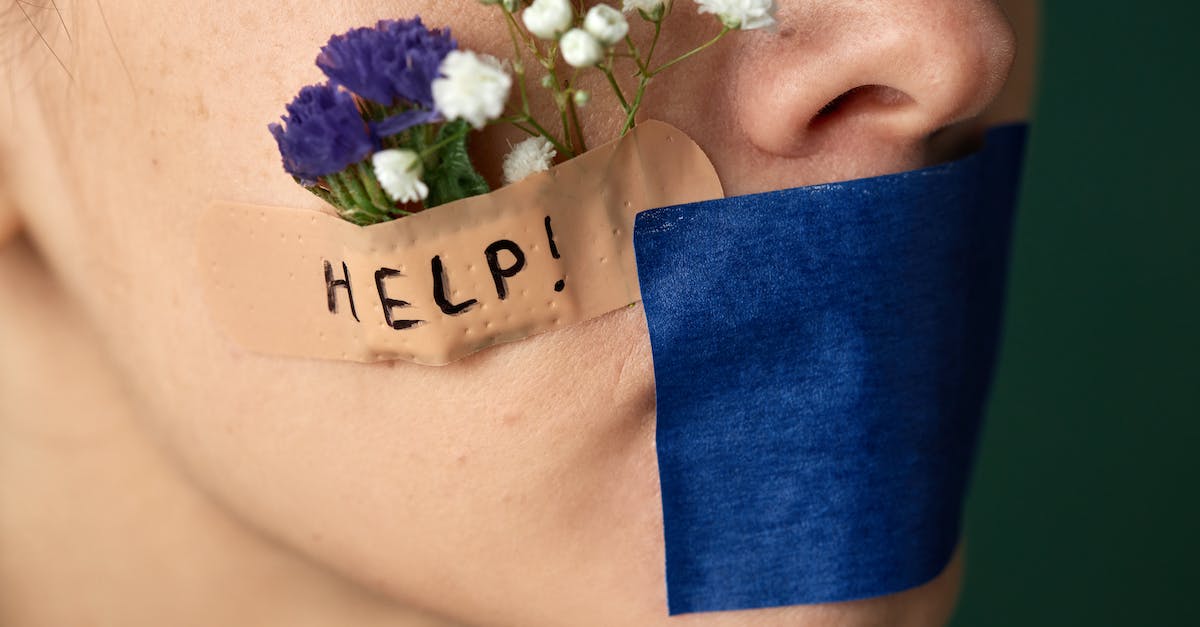 Help My World Got Deleted! - Free stock photo of activist, band aid, face