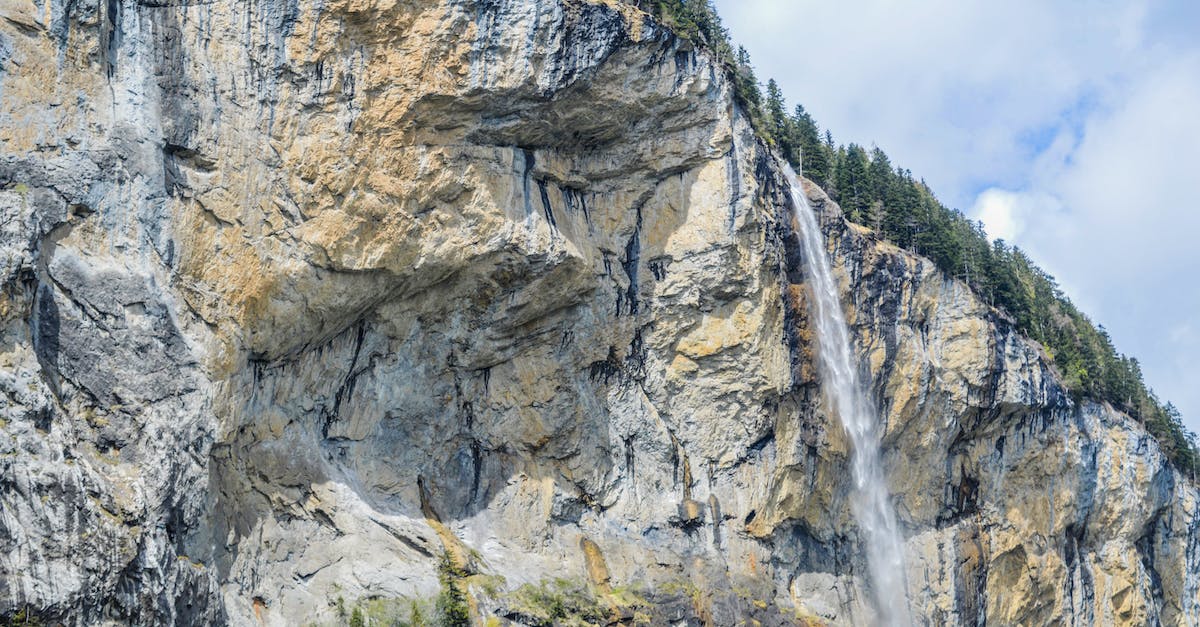 High ping and low FPS when streaming with OBS on Twitch? - Rough mountain with fast waterfall under sky