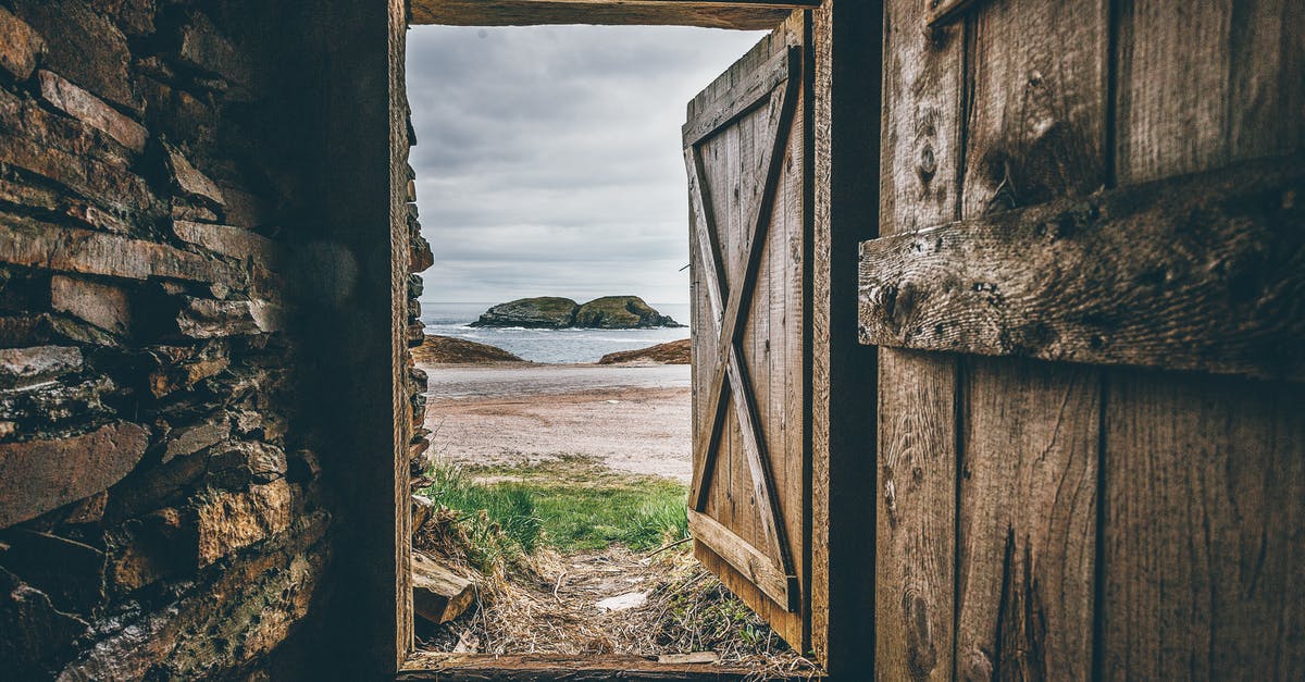 How am I supposed to put out fires? - Brown Wooden Opened Door Shed