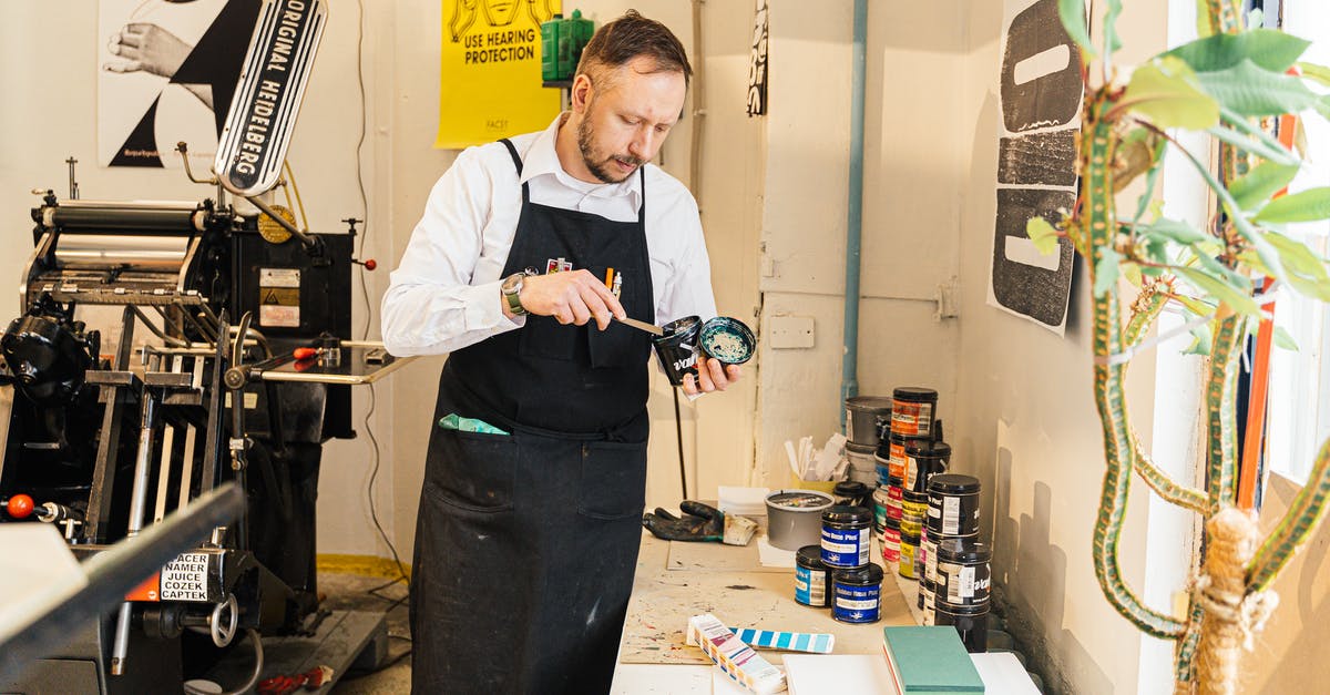 How can I acquire chlorophyte armour? - A Man Standing with a Can of Paint