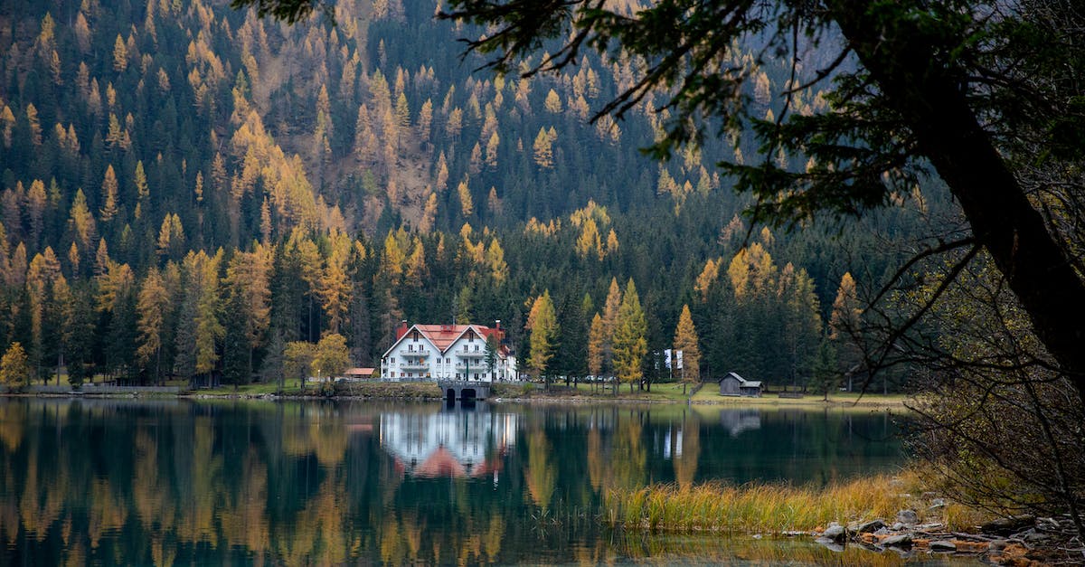 How can I change my location (country) on my psn account? - Picturesque view of lake and forest in mountains