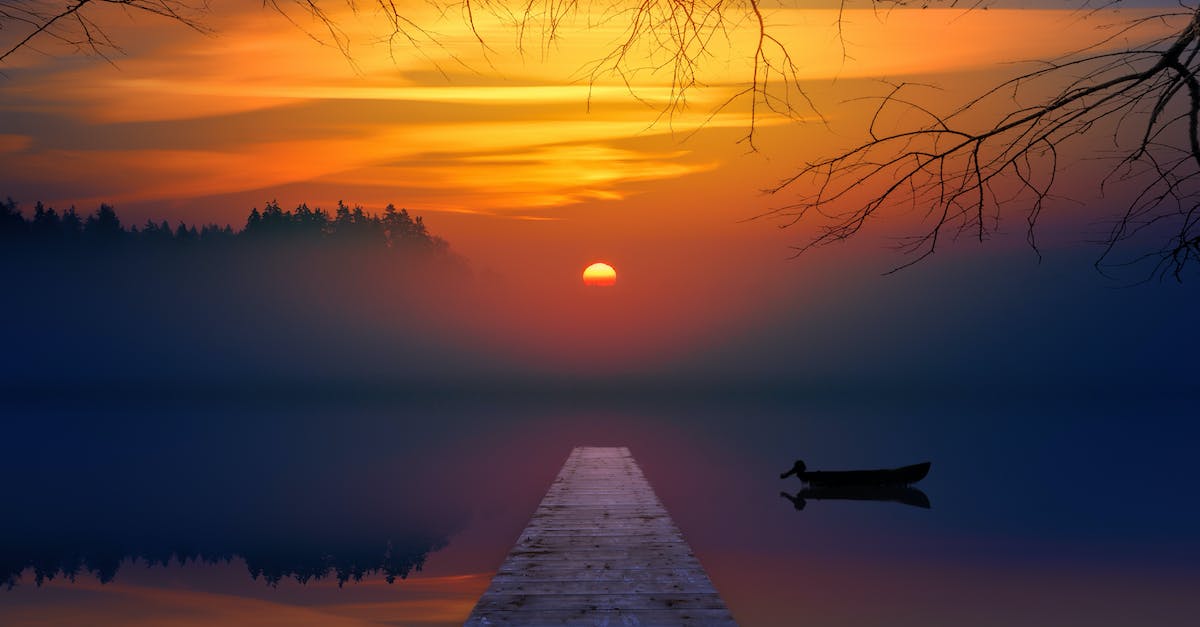 How can I dock a boat without breaking it? - Brown Dock during Sunset