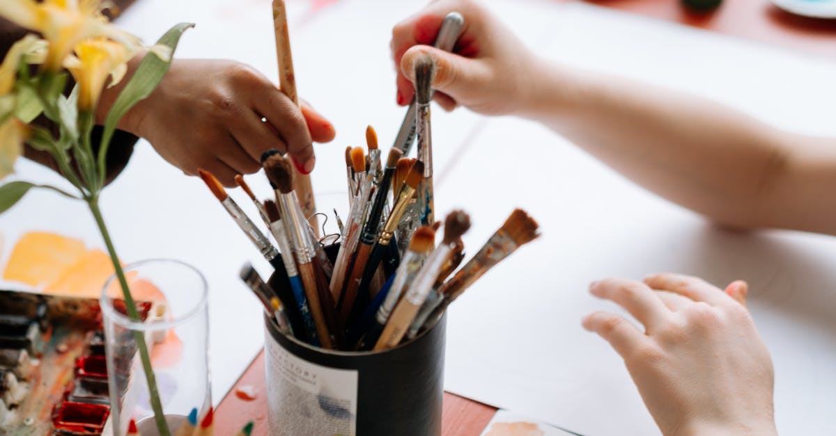 How can I get fireworks? - People Getting Paintbrushes from the Can