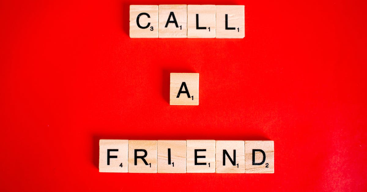How can I gift Call of Duty 4 to a friend without linking his account? - Photograph of Call a Friend Scrabble Tiles