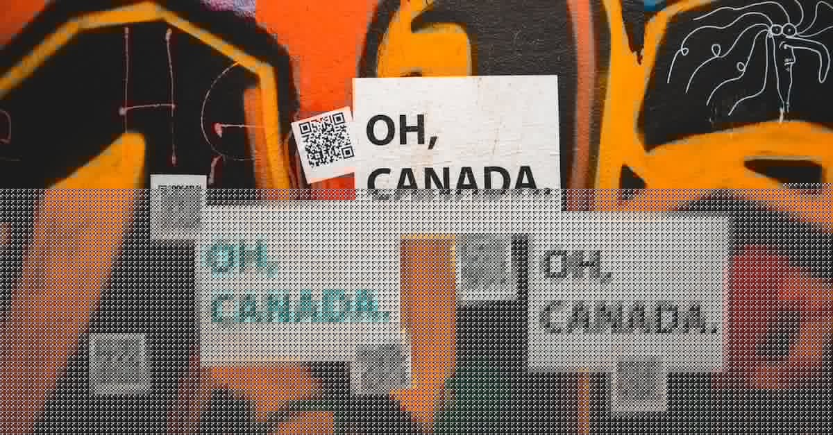 How can I import patterns via QR code? - Colorful graffiti wall with Oh Canada inscription and QR codes on city street How can I import patterns via QR code? - Colorful graffiti wall with Oh Canada inscription and QR codes on city street