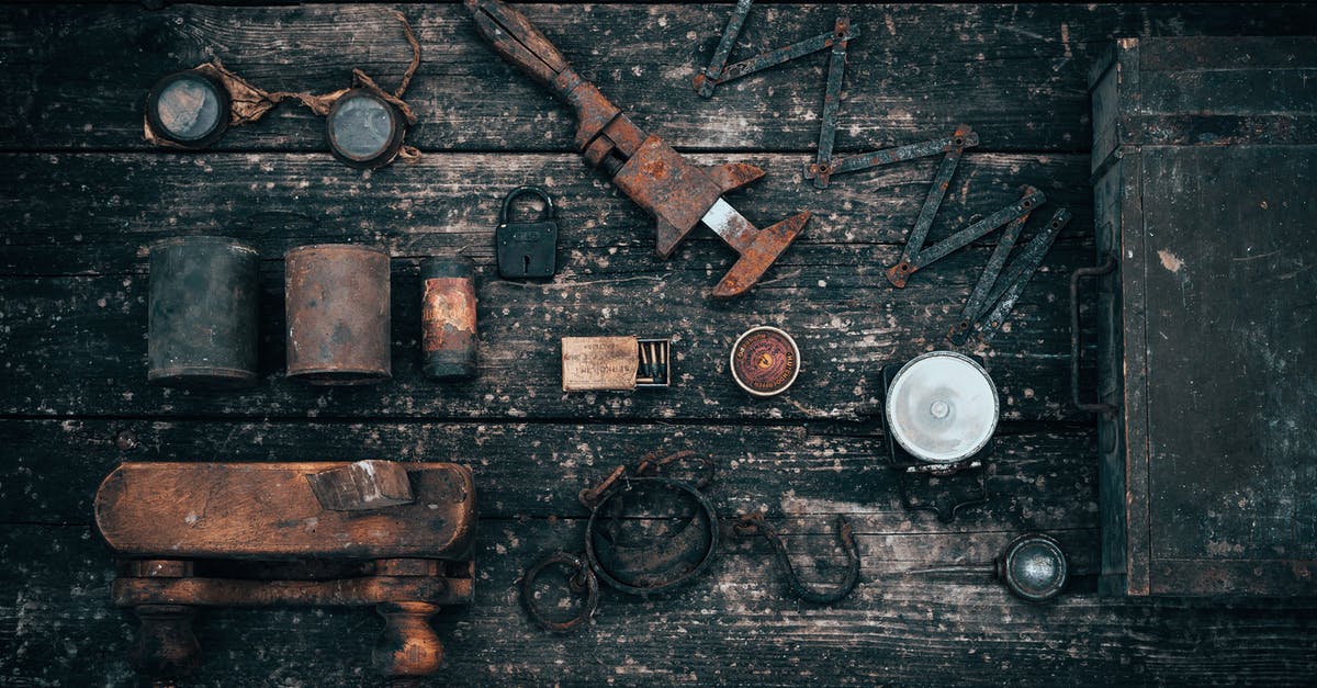 How can I make a kit that has Unbreakable Items in it? - Old tools on wooden surface