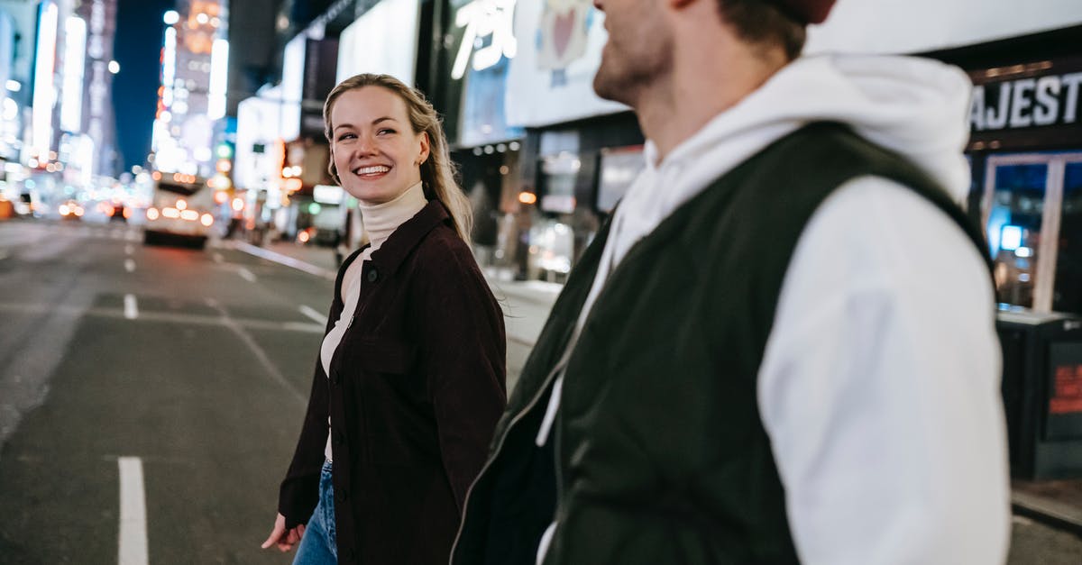 How can I make bullets rotate the other way with the Skimmer? - Positive couple walking on road