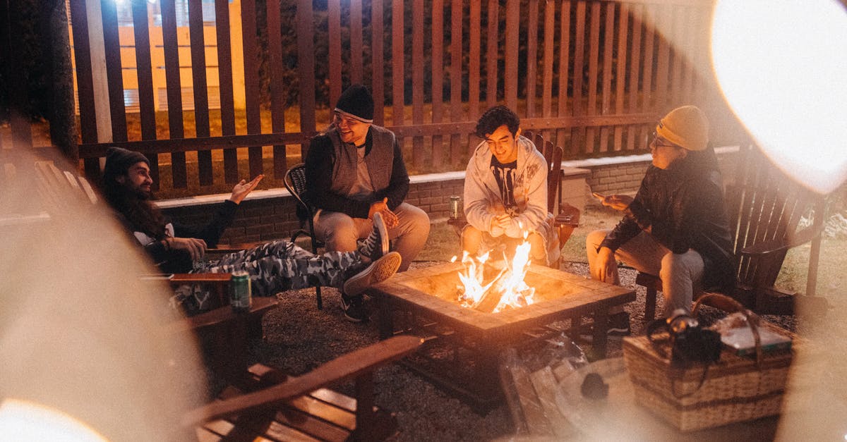 How can I make time even faster in Escape Mode? - Friends talking against burning fire at dusk in campsite