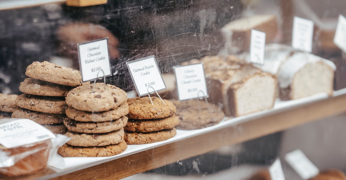 How can I sell my biscuits? - Various tasty pastry placed on counter