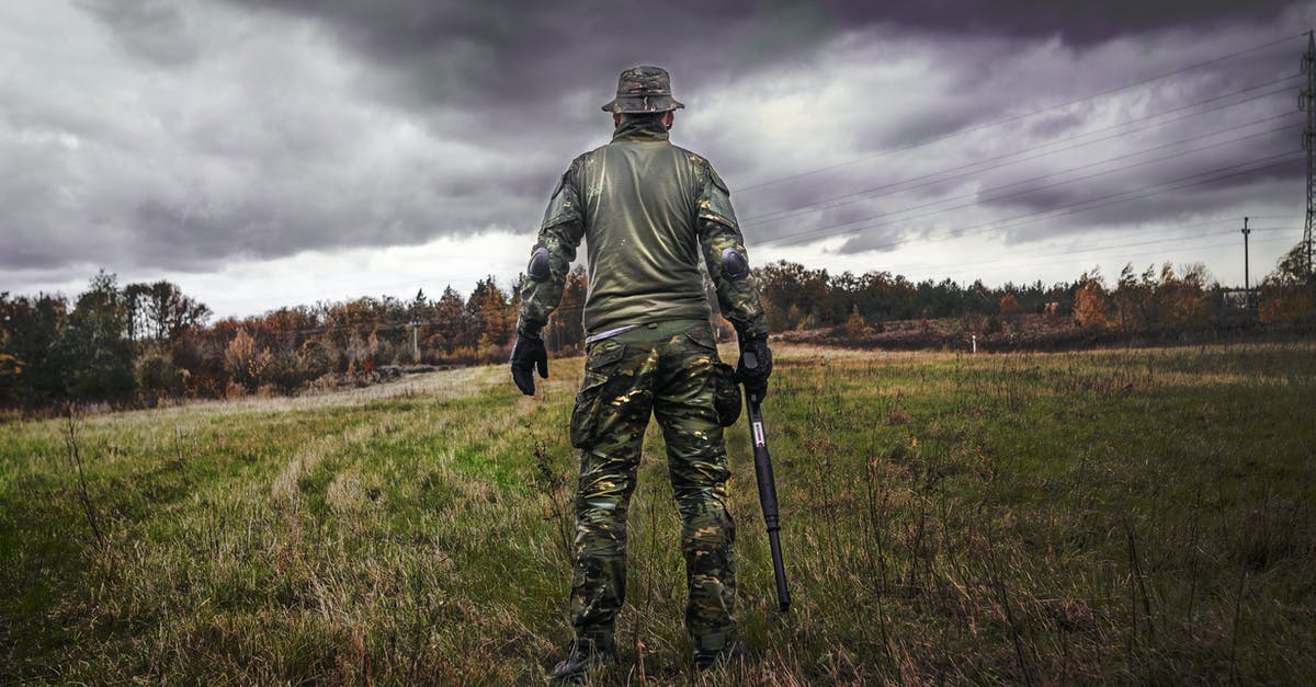 How can I tell if I have military grade ammo loaded? - Man in Camouflage Suit Holding Shotgun How can I tell if I have military grade ammo loaded? - Man in Camouflage Suit Holding Shotgun