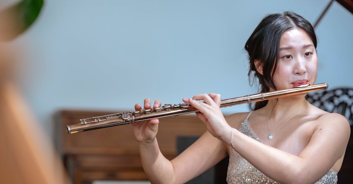 How can I testfor a MinecartRideable entity with a Player entity inside of it (1.9) - Concentrated Asian female musician in fancy dress playing melody on flute while sitting near piano in light room on blurred background