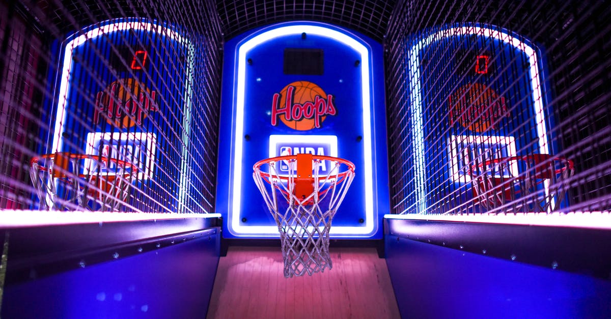 How can modern Arcade machines have thousands of games while the originals could only hold one? - Closeup Photo of Basketball Arcade