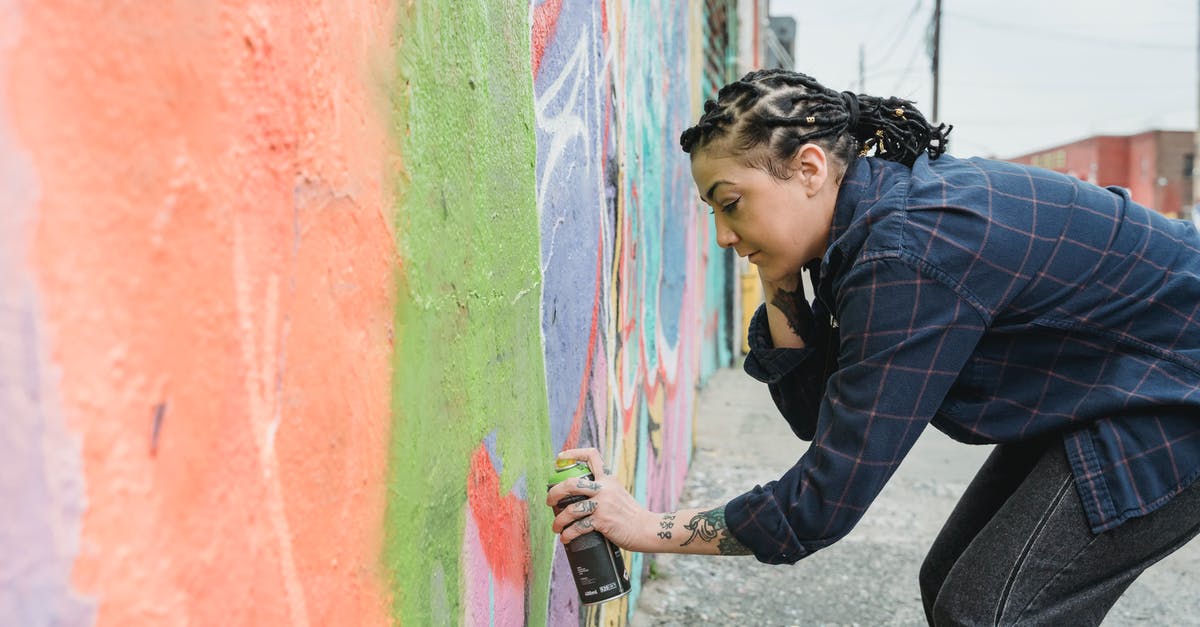 How can one equip armour pieces in Creative mode? - Ethnic woman painting wall with paints How can one equip armour pieces in Creative mode? - Ethnic woman painting wall with paints