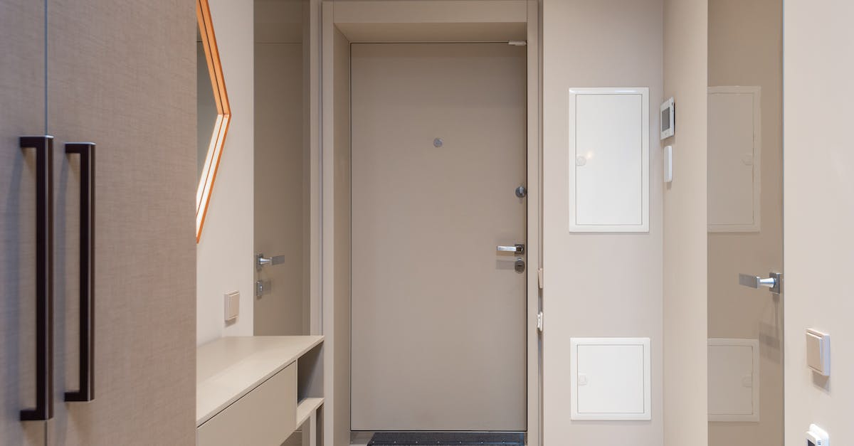 How can one switch between symmetry modes in space plane hangar? - Modern hallway interior with doors and closet at home How can one switch between symmetry modes in space plane hangar? - Modern hallway interior with doors and closet at home