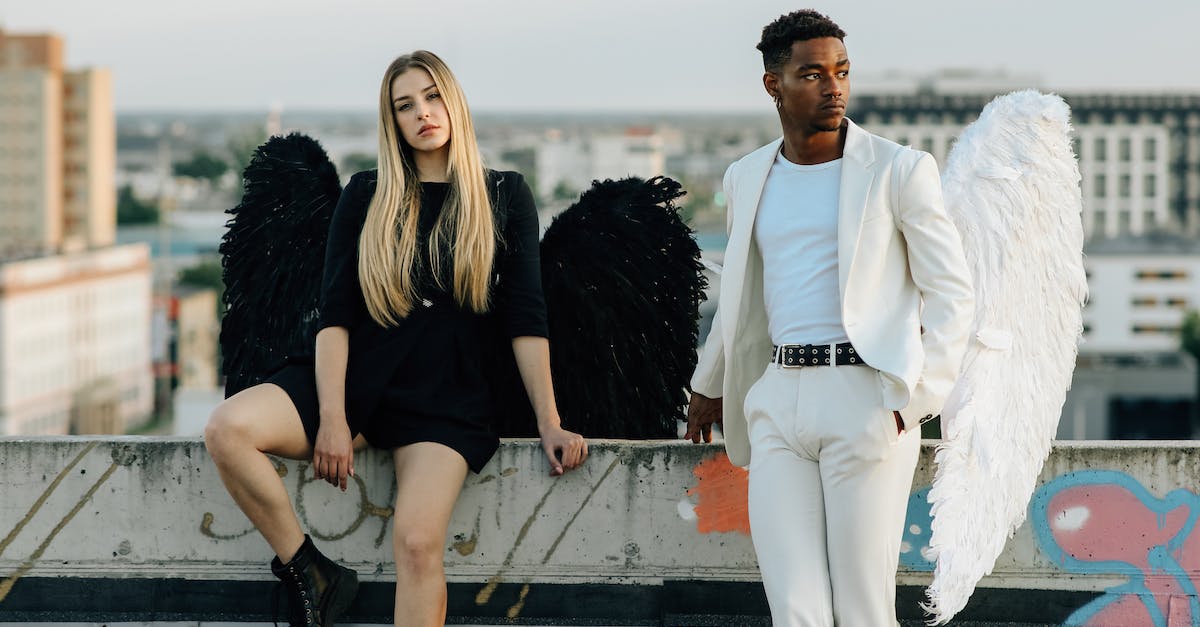 How can you get new costumes in Resident Evil 4? - A Man and Woman Wearing Angel Costumes How can you get new costumes in Resident Evil 4? - A Man and Woman Wearing Angel Costumes