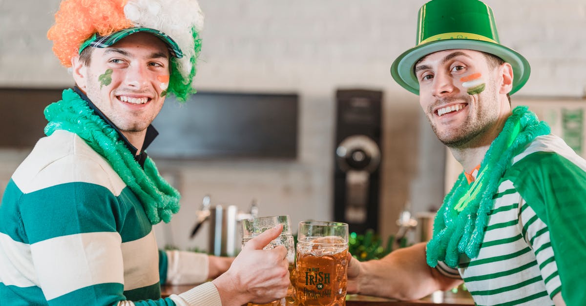 How did Junpei know Snake and Clover were abducted together? - Joyful friends celebrating St Patricks day with glasses of beer