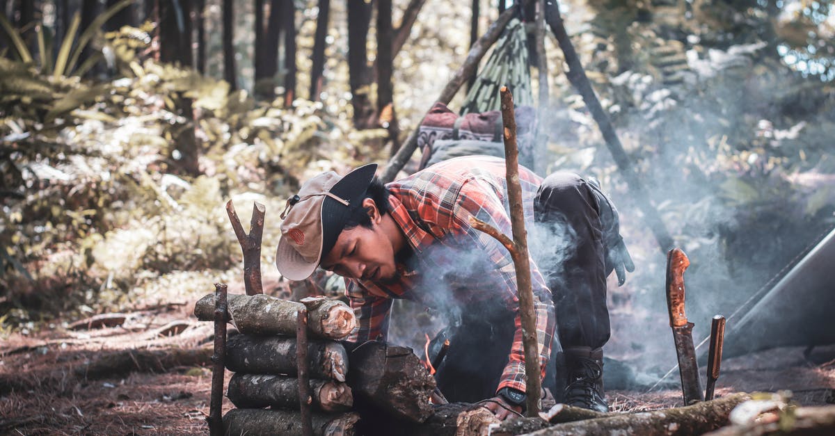 How did the Flood survive the activation of the Halo array? - Ethnic man preparing bonfire in forest during expedition How did the Flood survive the activation of the Halo array? - Ethnic man preparing bonfire in forest during expedition