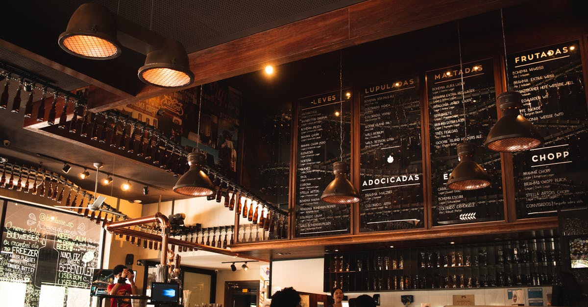 How do Faulty Lamps work? - Interior of a Restaurant How do Faulty Lamps work? - Interior of a Restaurant
