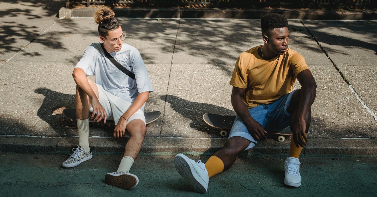 How do I break a Shadow Orb? - High angle full body of multiethnic friends attentively looking away while having rest on skateboards in park How do I break a Shadow Orb? - High angle full body of multiethnic friends attentively looking away while having rest on skateboards in park