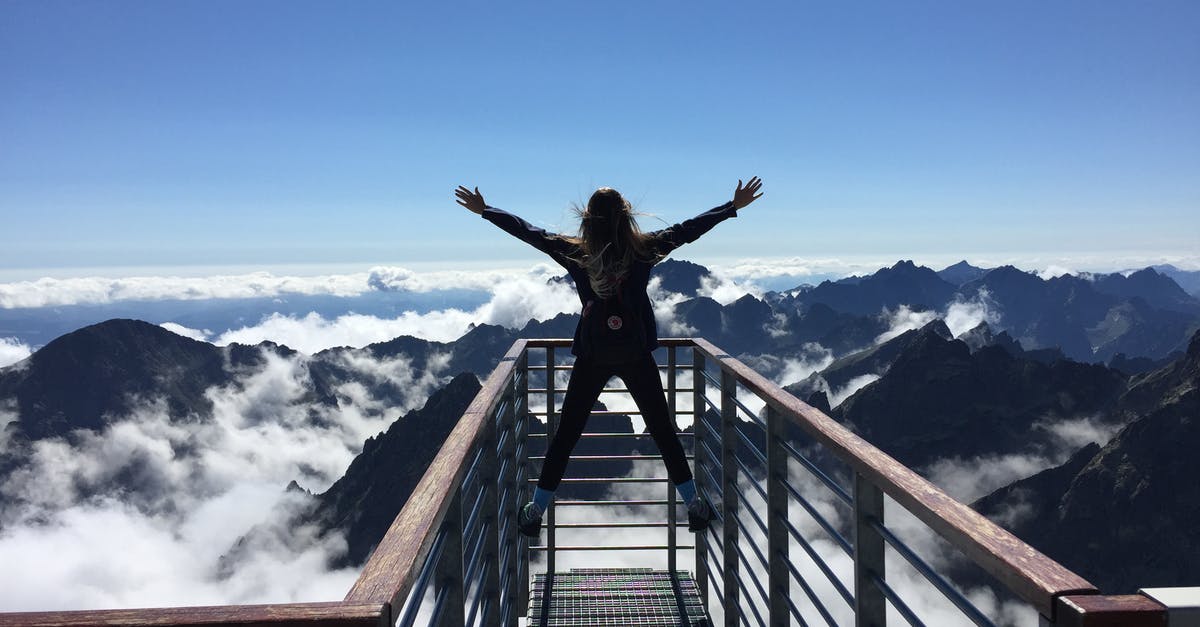 How do I climb the Broadway church? - Person Standing on Hand Rails With Arms Wide Open Facing the Mountains and Clouds How do I climb the Broadway church? - Person Standing on Hand Rails With Arms Wide Open Facing the Mountains and Clouds