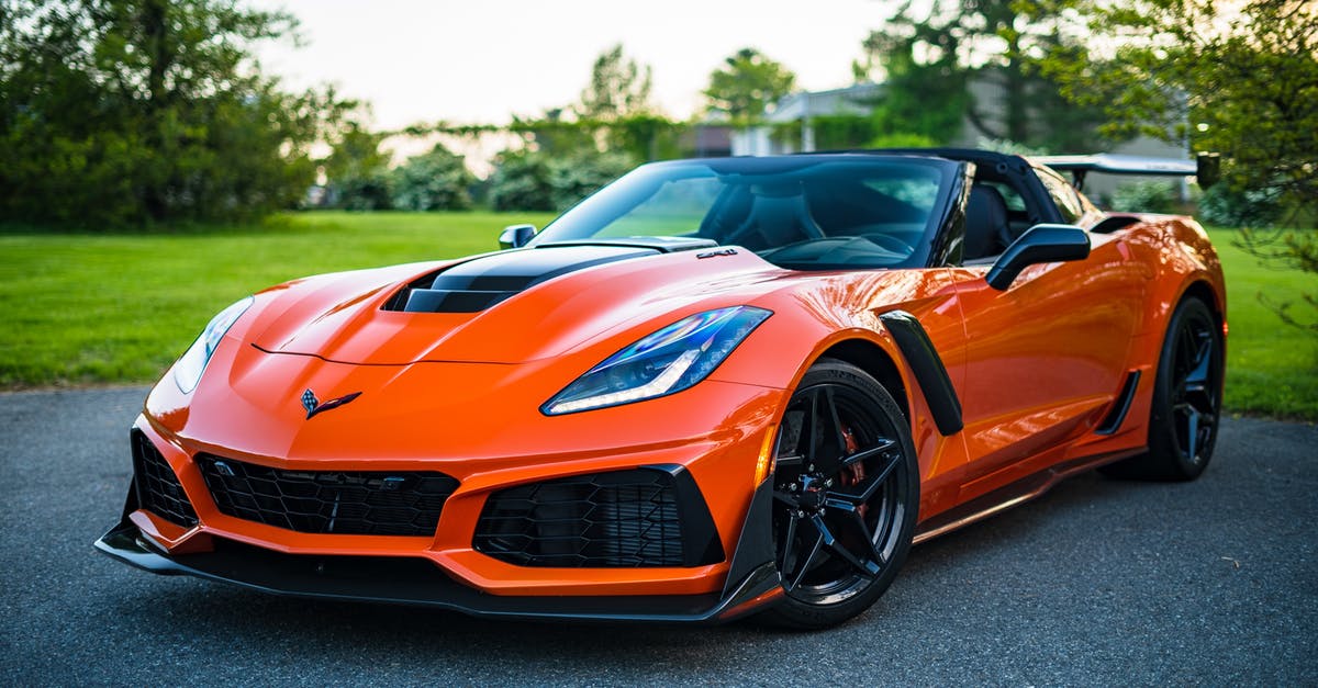 How do I convert or upgrade roads? - Orange Lamborghini Aventador on Road