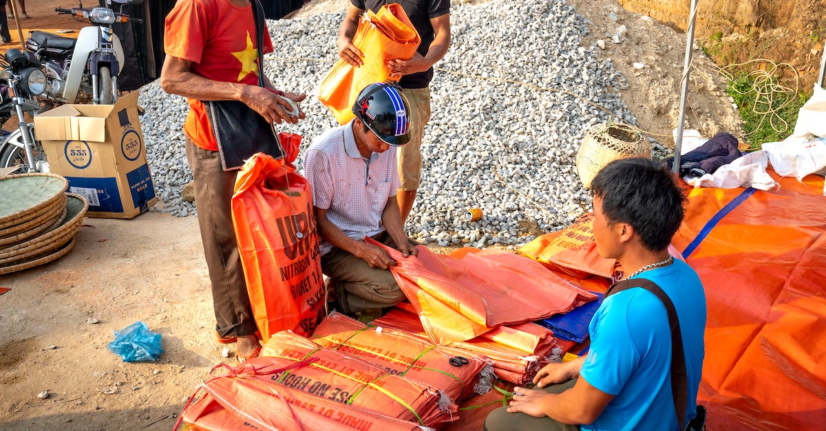 How do I create a villager with custom trade offers? - Asian men buying plastic bags in local street market How do I create a villager with custom trade offers? - Asian men buying plastic bags in local street market